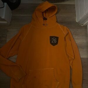 Comfort Colors Orange Bomber Jacket with Chest Patch